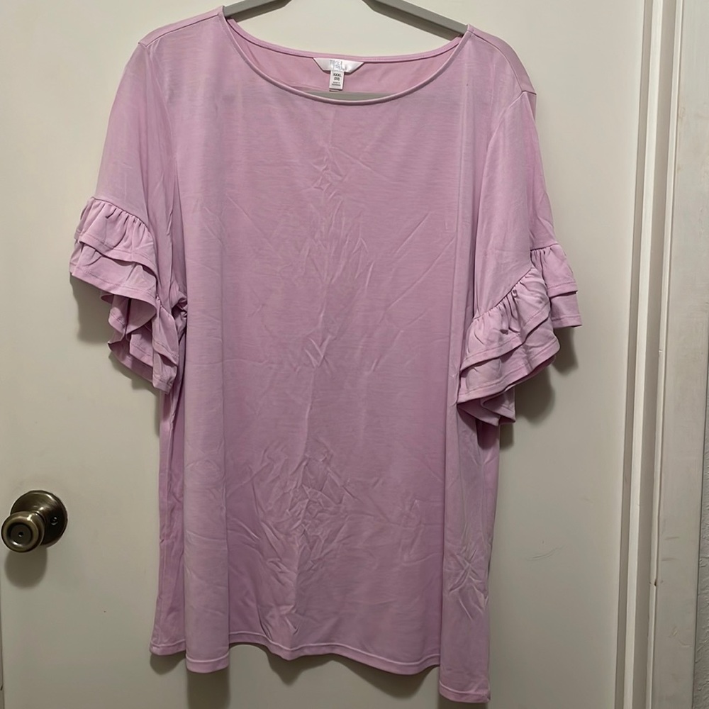 Lavender purple blouse